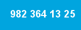 982 364 13 25 982 364 13 25
